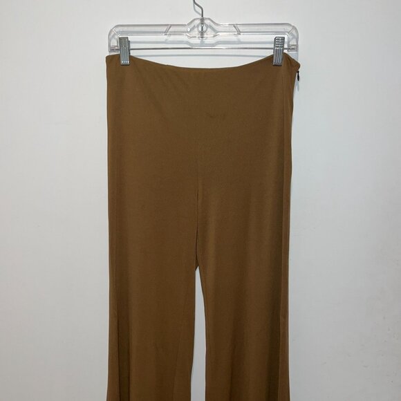 RALPH LAUREN PURPLE LABEL HIGH WAIST FLARED PANTS SIZE 8 TAN - Picture 3 of 11